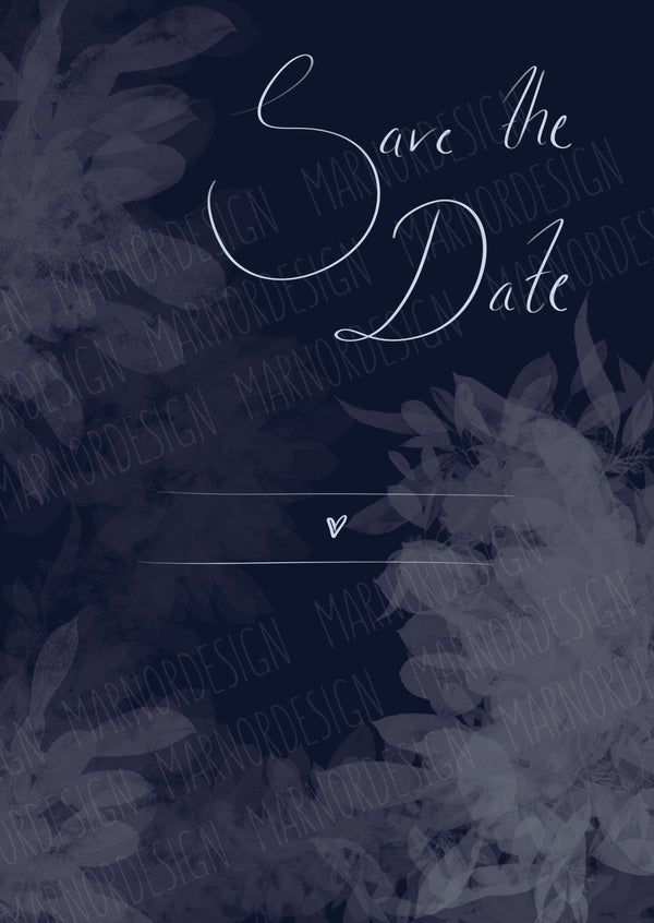 Wedding Concept - BlueLeaves (Print@Home)
