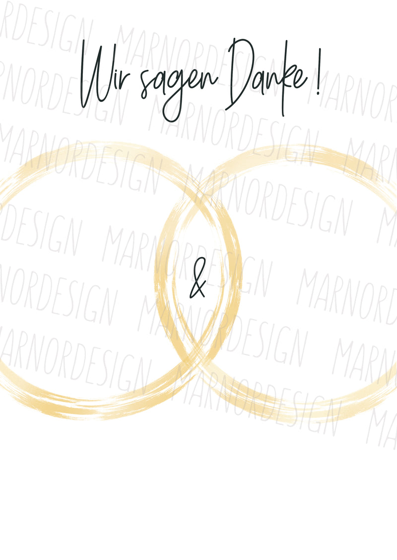 Wedding Concept - GoldenRings (Print@Home)