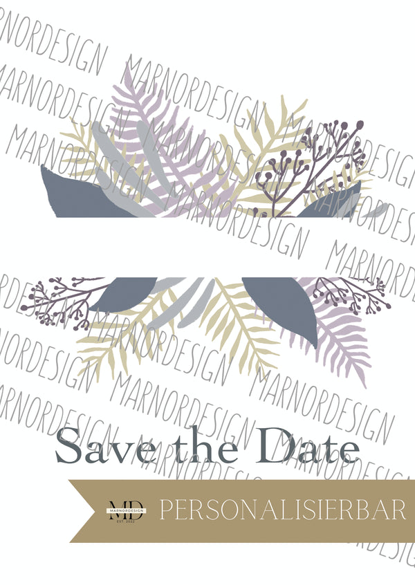 Wedding Concept - Lilac Greens (Print@Home) - Personalisierbar