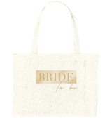 Oversized Jute - BRIDE to be Gold