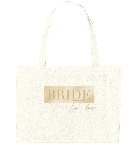 Oversized Jute - BRIDE to be Gold